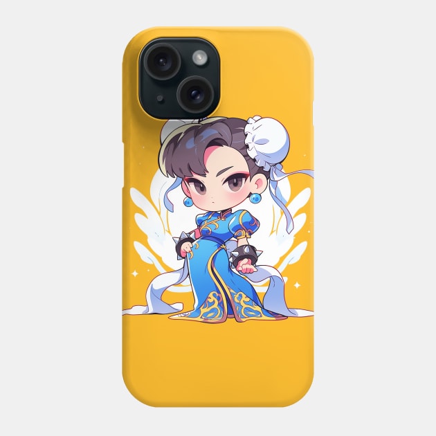 chun li Phone Case by skatermoment