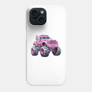 Pink Monster Truck Phone Case