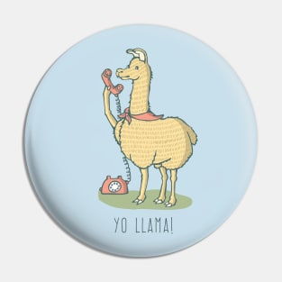 Yo Llama! Pin