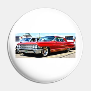 Red Classic Cadillac Pin