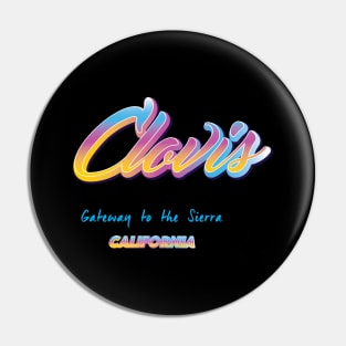 Clovis California Pin