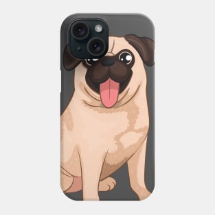 Pug Cartoon Phone Case