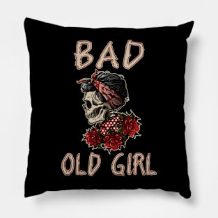 Bad old girl Pillow