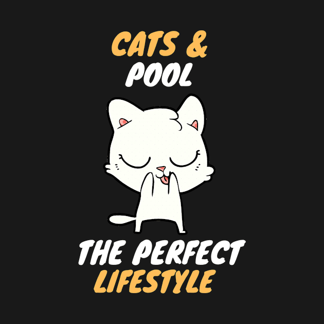 cats and pool lifestyle by SnowballSteps