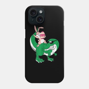 Bunny Riding T-Rex Cute Dino-saur Happy Easter Phone Case