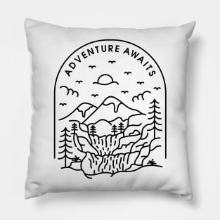 Adventure Awaits Pillow