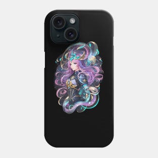 Ophiuchus Ascendant: AI Anime Character Art in the Zodiac Phone Case