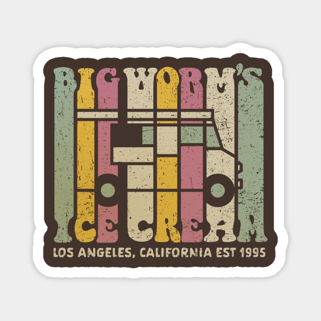 Big Worm's Ice Cream Magnet by kg07_shirts