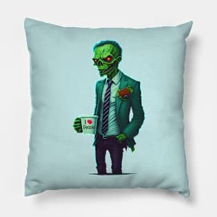 Zombie Loves People Pillow