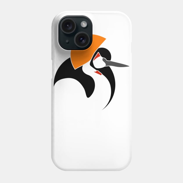 Grey Crowned Crane Phone Case by DanaMartin