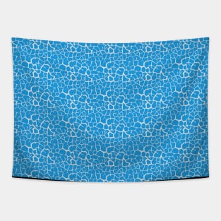 Elephant Print Skin Pattern Light Blue Tapestry