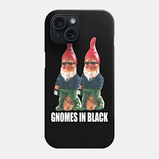 Gnomes in Black Phone Case