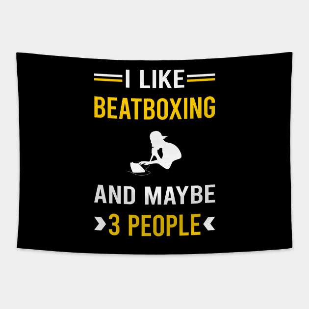 3 People Beatboxing Beatbox Beatboxer Beat Box Tapestry by Good Day