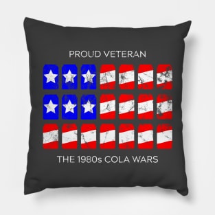 Proud Veteran 1980s Cola Wars Pillow