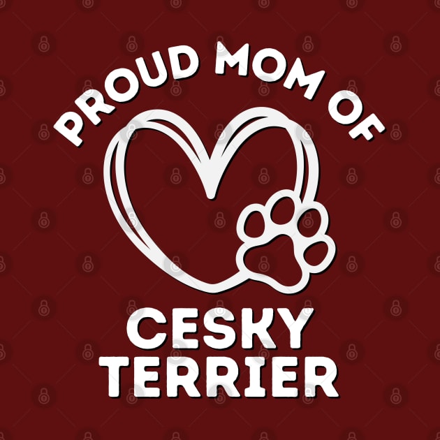 Cesky Terrier Mama Life is better with my dogs Dogs I love all the dogs by BoogieCreates