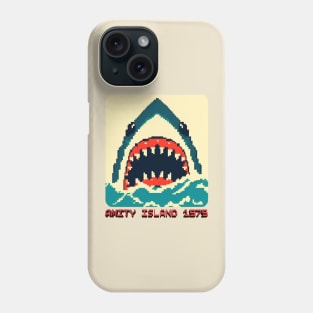 Jaws 1975 8 Bit Phone Case