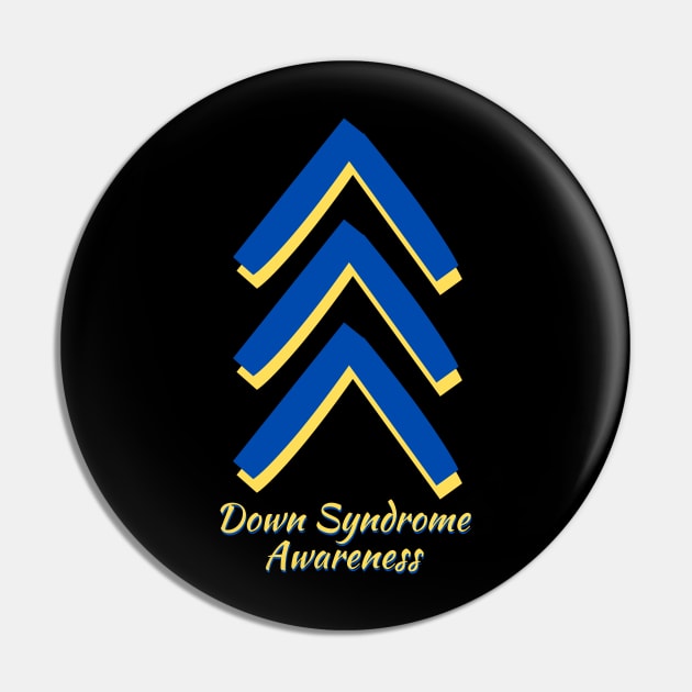 Down Syndrome Chevron Arrow for Trisomy 21 T21 for Down Syndrome Awareness. Pin by A Down Syndrome Life