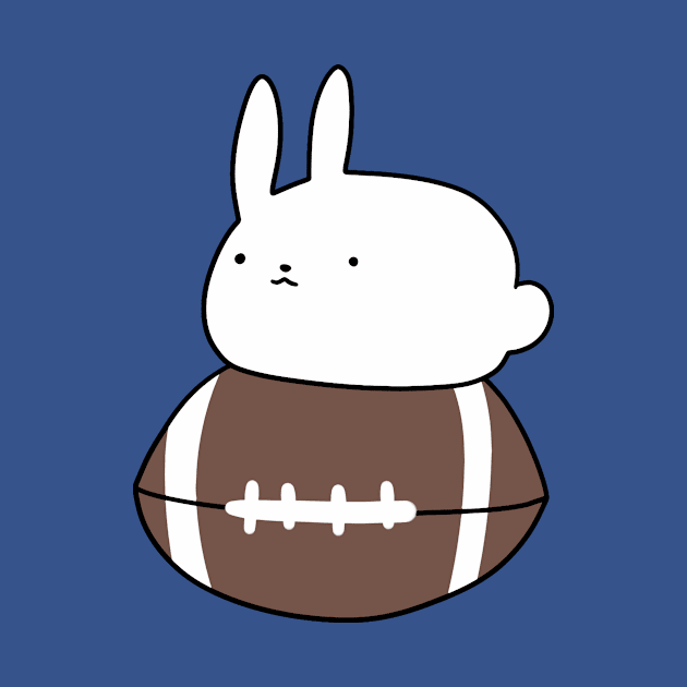 Little Bunny and Football by saradaboru