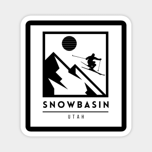 Snowbasin ski Utah USA Magnet