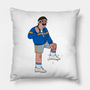 Pat in his dream combine - BBC Ghosts Pillow