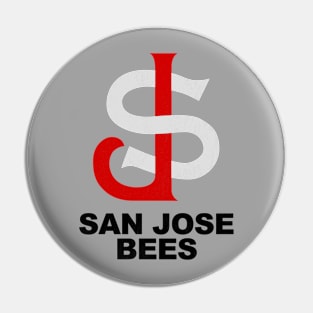 Defunct San Jose Bees Baseball 1962 Pin