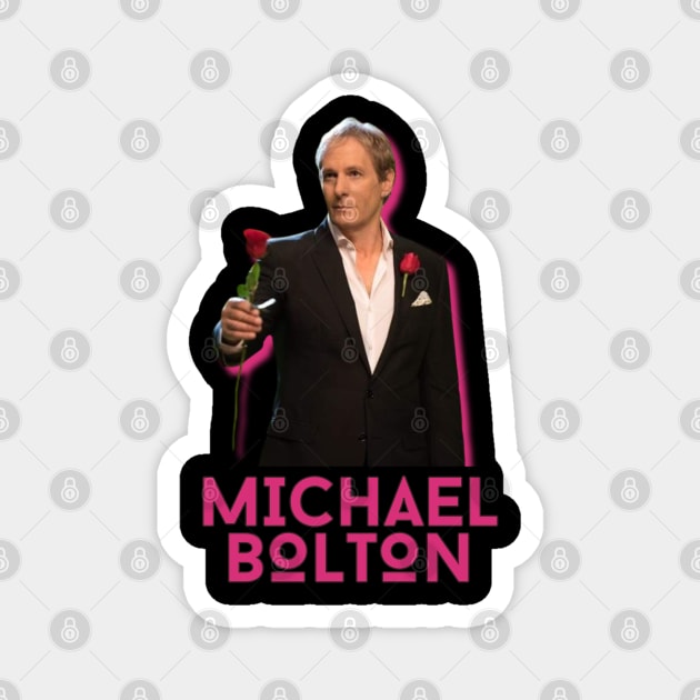 Michael bolton\\\original retro fan art Magnet by MisterPumpkin