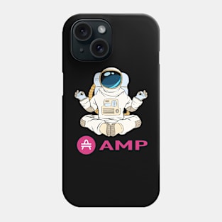 Amp Crypto  Cryptocurrency Amp  coin token Phone Case