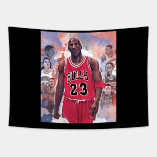 BASKETBALLART - THE MOMENT MJ Tapestry