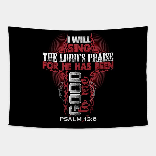 I Will Sing The Lord's Praise Christian Gift Tapestry by Merchweaver