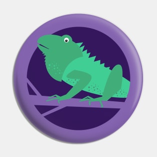 Animals in the nursery - iguana Pin