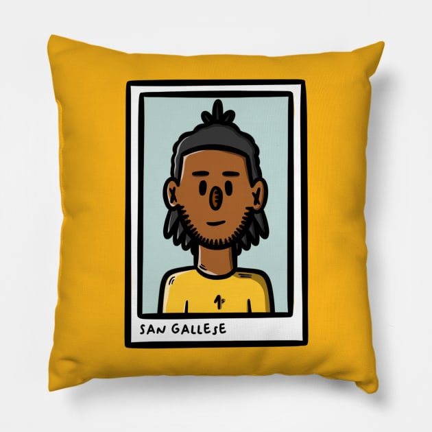 Pedro Gallese - Peru Pillow by La Bemol