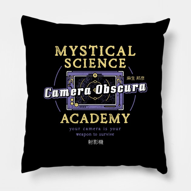 Camera Obscura Academy Pillow by Lagelantee