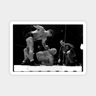 Old School Wrestling 1 Magnet