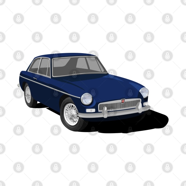 MGB GT Design -Navy by NickShirrell