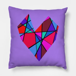 Fractured heart Pillow