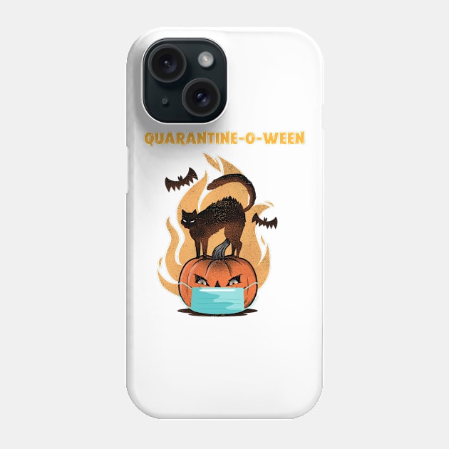 Quarantine-o-ween Halloween 2020 Phone Case by Live Together