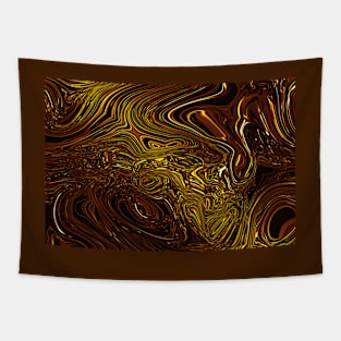 Abstract Tortoiseshell Swirls Tapestry