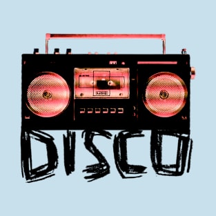 Music Vintage Disco Stereo for Disco Party T-Shirt