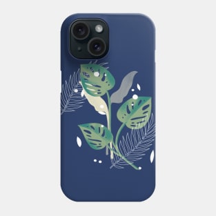 Minimalist leaves plant Phone Case