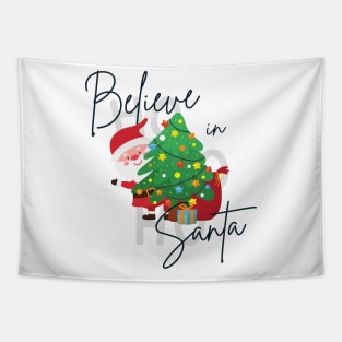 Merry Christmas! - Believe in Santa Tapestry