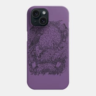 Carpe Diem (version 1). Mystic and occult design. Phone Case