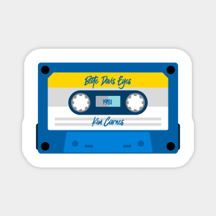 Kim Carnes Classic Blue Cassette Magnet