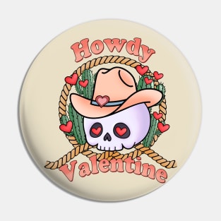 Howdy Lasso Valentine Pin