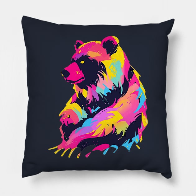 bear Pillow by skatermoment