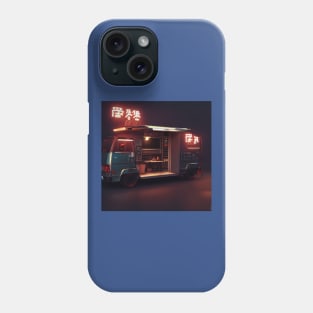 Cyberpunk Tokyo Ramen Food Truck Phone Case