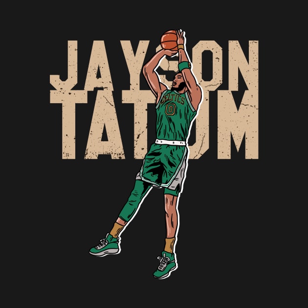 JAYSON TATUM JUMP SHOT by Tee Trends