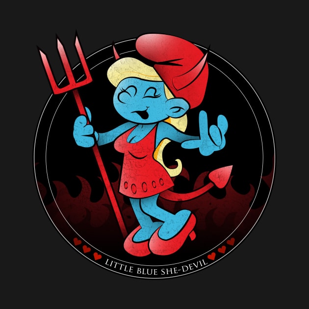 Little Blue She-Devil by BrandyGraphics