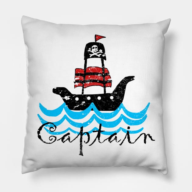 Pirate Captain Pillow by LND4design