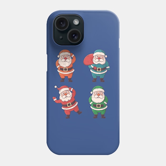 Santa Claus Collection Phone Case by Mako Design 