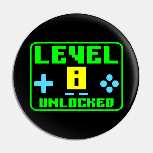 Level 8 Unlocked Pin